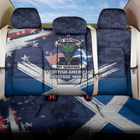 USA Scotland Flag Back Car Seat Cover My Nation My Heritage