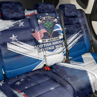 USA Scotland Flag Back Car Seat Cover My Nation My Heritage