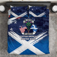 USA Scotland Flag Bedding Set My Nation My Heritage