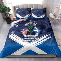 USA Scotland Flag Bedding Set My Nation My Heritage