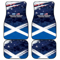 USA Scotland Flag Car Mats My Nation My Heritage
