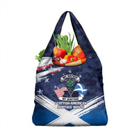 USA Scotland Flag Grocery Bag My Nation My Heritage