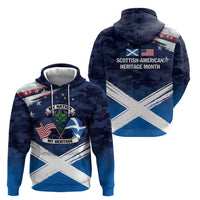 USA Scotland Flag Hoodie My Nation My Heritage