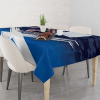USA Scotland Flag Tablecloth My Nation My Heritage