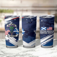 USA Scotland Flag Tumbler Cup My Nation My Heritage