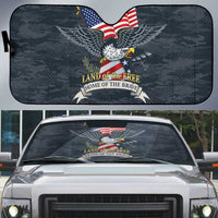 Brave Souls Remembered Patriotic Military Tribute Art Auto Sun Shade
