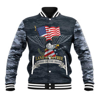 Brave Souls Remembered Patriotic Military Tribute Art Baseball Jacket