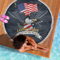 Brave Souls Remembered Patriotic Military Tribute Art Beach Blanket