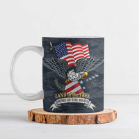 Brave Souls Remembered Patriotic Military Tribute Art Ceramic Mug