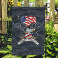 Brave Souls Remembered Patriotic Military Tribute Art Garden Flag
