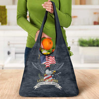 Brave Souls Remembered Patriotic Military Tribute Art Grocery Bag