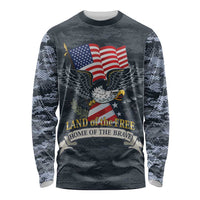 Brave Souls Remembered Patriotic Military Tribute Art Long Sleeve Shirt