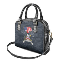 Brave Souls Remembered Patriotic Military Tribute Art Shoulder Handbag