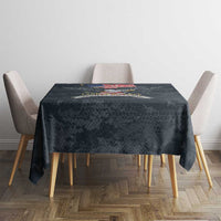 Brave Souls Remembered Patriotic Military Tribute Art Tablecloth