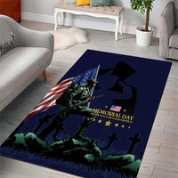 Memorial Day Veteran Remember and Honor Area Rug