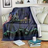 Memorial Day Veteran Remember and Honor Blanket
