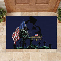 Memorial Day Veteran Remember and Honor Rubber Doormat