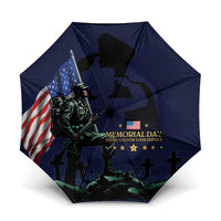 Memorial Day Veteran Remember and Honor Umbrella