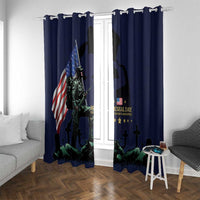 Memorial Day Veteran Remember and Honor Window Curtain