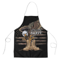 US Memorial Day Apron Land Of The Free Patriotic American Flag Vintage