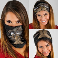 US Memorial Day Neck Gaiter Land Of The Free Patriotic American Flag Vintage