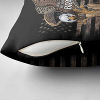 US Memorial Day Pillow Cover Land Of The Free Patriotic American Flag Vintage