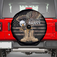 US Memorial Day Spare Tire Cover Land Of The Free Patriotic American Flag Vintage