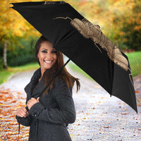 US Memorial Day Umbrella Land Of The Free Patriotic American Flag Vintage