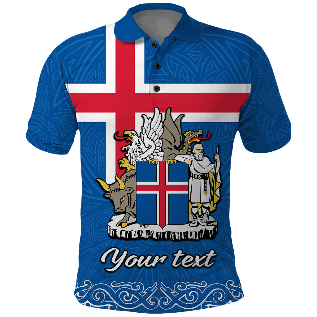 personalised-iceland-polo-shirt-icelandic-coat-of-arms-and-flag