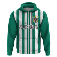 Austria Hoodie Austrian Coat Of Arms Minimalist Green Style No1 - Wonder Print Shop