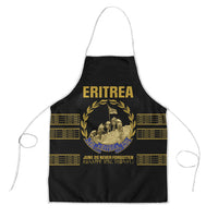Eritrea Martyrs Day June 20 Apron Never Forgotten Proud Eritrean Heritage Black Version