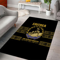 Eritrea Martyrs Day June 20 Area Rug Never Forgotten Proud Eritrean Heritage Black Version