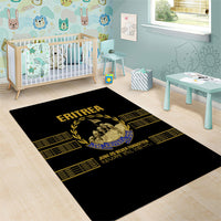 Eritrea Martyrs Day June 20 Area Rug Never Forgotten Proud Eritrean Heritage Black Version