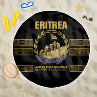 Eritrea Martyrs Day June 20 Beach Blanket Never Forgotten Proud Eritrean Heritage Black Version