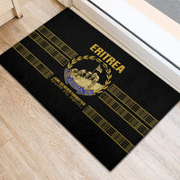 Eritrea Martyrs Day June 20 Rubber Doormat Never Forgotten Proud Eritrean Heritage Black Version