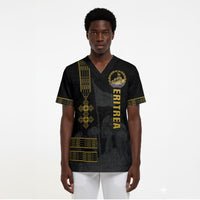 Eritrea Martyrs Day June 20 Scrub Top Never Forgotten Proud Eritrean Heritage Black Version