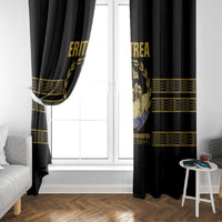 Eritrea Martyrs Day June 20 Window Curtain Never Forgotten Proud Eritrean Heritage Black Version