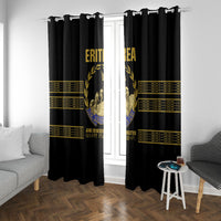 Eritrea Martyrs Day June 20 Window Curtain Never Forgotten Proud Eritrean Heritage Black Version