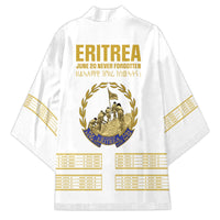 Eritrea Martyrs Day June 20 Kimono Never Forgotten Proud Eritrean Heritage White Version