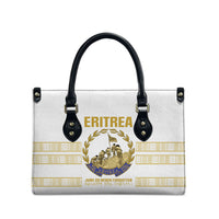 Eritrea Martyrs Day June 20 Leather Bag Never Forgotten Proud Eritrean Heritage White Version