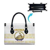 Eritrea Martyrs Day June 20 Leather Bag Never Forgotten Proud Eritrean Heritage White Version