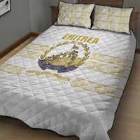 Eritrea Martyrs Day June 20 Quilt Bed Set Never Forgotten Proud Eritrean Heritage White Version