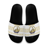 Eritrea Martyrs Day June 20 Slide Sandals Never Forgotten Proud Eritrean Heritage White Version