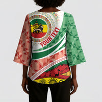 Ethiopia In My Blood Kimono Sleeve Blouse Lion Of Judah In My Heart