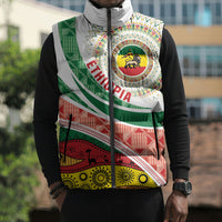 Ethiopia In My Blood Sleeveless Puffer Jacket Lion Of Judah In My Heart