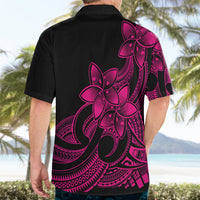 Polynesian Pride Plumeria Flowers Hawaiian Shirt Polynesian Tribal Pink Vibe - Wonder Print Shop