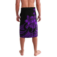 Polynesian Plumeria Flowers Lavalava Polynesian Tribal Purple Vibe LT9