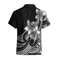 Polynesian Pride Plumeria Flowers Hawaiian Shirt Polynesian Tribal White Vibe - Wonder Print Shop