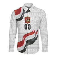 Egypt Custom Long Sleeve Button Shirt Pharaoh Legacy Edition