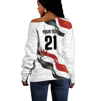 Egypt Custom Off Shoulder Sweater Pharaoh Legacy Edition